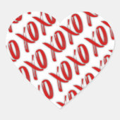 XOXO Sexy Red Stickers (Vorderseite)