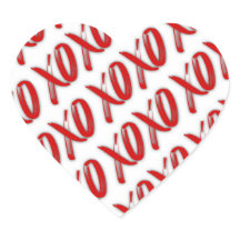 XOXO Sexy rote Aufkleber