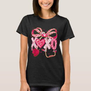 Xoxo Stethoskop Valentinstag rn pct cna Krankensch T-Shirt