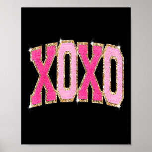 Xoxo Süße Liebe Valentinsherz Romantischer Valenti Poster