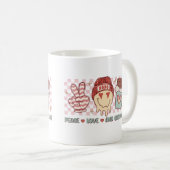 XOXO-Tasse Kaffeetasse (VorderseiteRechts)