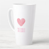 XOXO"-Tasse Milchtasse (Linke Ecke)