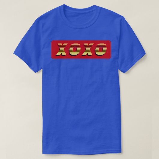XOXO-Text T-Shirt (Design vorne)