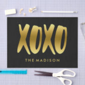 XOXO umarmt und küsst Seidenpapier (Handwerk)