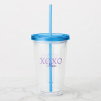 Xoxo valentin Tag hinzufügen Name lila Pastel mini