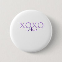 Xoxo valentin Tag hinzufügen Name lila Pastel mini