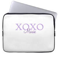 Xoxo valentin Tag hinzufügen Name lila Pastel mini