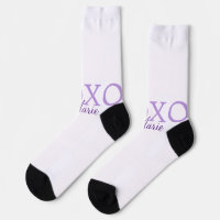 Xoxo valentin Tag hinzufügen Name lila Pastel mini