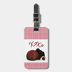 XOXO Valentine Bonbon and Dark Chocolate Gepäckanhänger