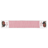 XOXO Valentine Bonbon and Dark Chocolate Großer Tischläufer (Horizontal)