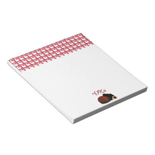 XOXO Valentine Bonbon and Dark Chocolate Notizblock