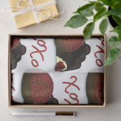 XOXO Valentine Bonbon and Dark Chocolate Seidenpapier (Geschenk)