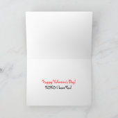 XOXO Valentine Candy Feiertagskarte (Innenseite)