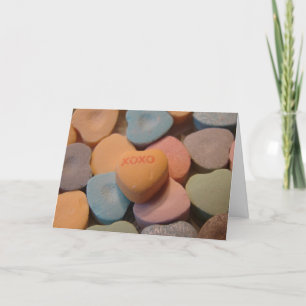 XOXO Valentine Candy Feiertagskarte