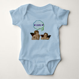 XOXO Valentine Cherub Angel für benutzerdefinierte Baby Strampler