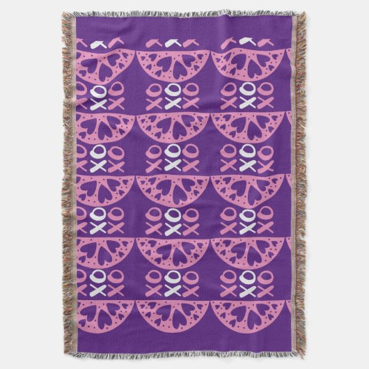 XOXO Valentine Decke (Vorderseite Vertikal)