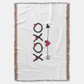 XOXO Valentine Decke (Vorderseite Vertikal)