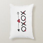XOXO Valentine Dekokissen (Vorderseite(Vertikal))
