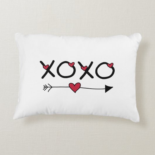 XOXO Valentine Dekokissen (Rückseite)