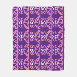 XOXO Valentine Fleecedecke