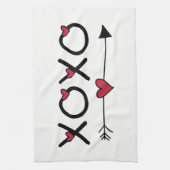 XOXO Valentine Geschirrtuch (Vertikal)