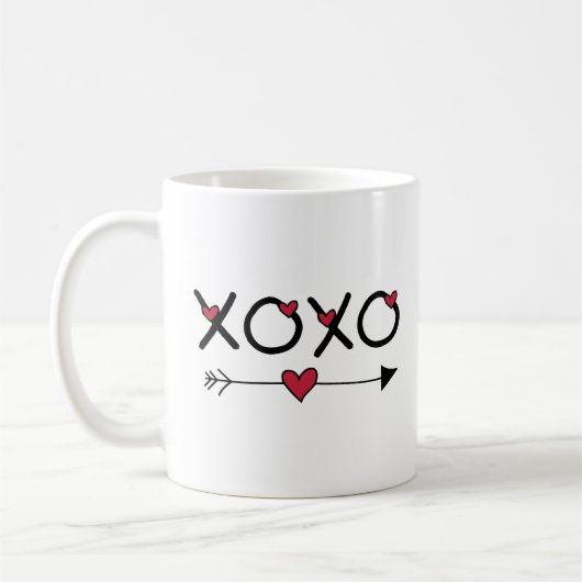 XOXO Valentine Kaffeetasse (Links)