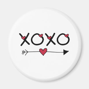 XOXO Valentine Magnet
