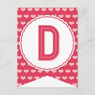 XOXO Valentine Party Flag Banner D Feiertagspostkarte