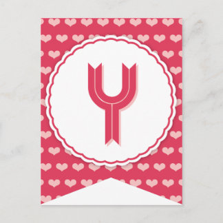 XOXO Valentine Party Flag Bunt Banner Y Feiertagspostkarte
