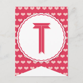 XOXO Valentine Party Flag Jagdbanner T Feiertagspostkarte