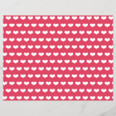 XOXO Valentine Party Garlands Banner Decke Set Flyer (Hinten)