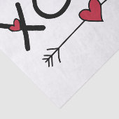 XOXO Valentine Seidenpapier (Ausschnitt)