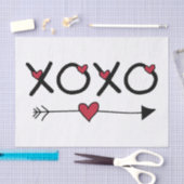 XOXO Valentine Seidenpapier (Handwerk)