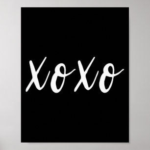 Xoxo Valentins-Shirt für Frauen und Kinder Poster