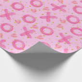 XOXO Valentinstag Geschenkpapier (Ecke)