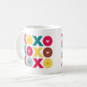 XOXO Valentinstag Kaffeetasse (Vorderseite Links)