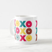 XOXO Valentinstag Kaffeetasse (Vorderseite Links)