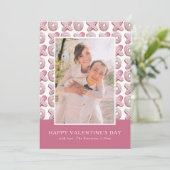 XOXO Valentinstag-Karte Feiertagskarte (Stehend Vorderseite)