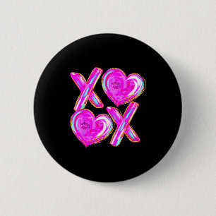 Xoxo Valentinstag Liebe Lustige Coquette Schleife Button