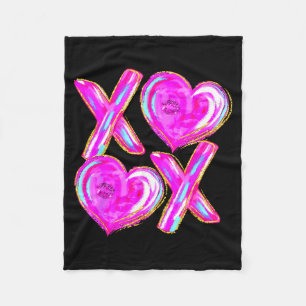 Xoxo Valentinstag Liebe Lustige Coquette Schleife  Fleecedecke