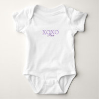 Xoxo Valentinstag Name einfügen lila Pastell minim