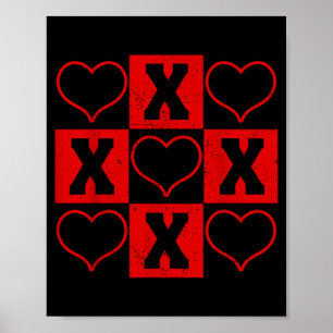 Xoxo Valentinstag Paar Herz Süßes Valentinsgeschen Poster