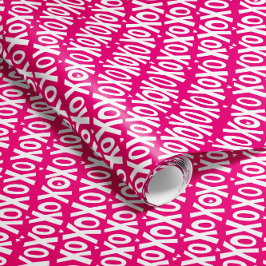 XOXO Valentinstag Packpapier