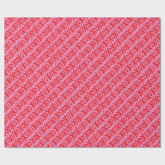 XOXO Valentinstag Packpapier (Flach)