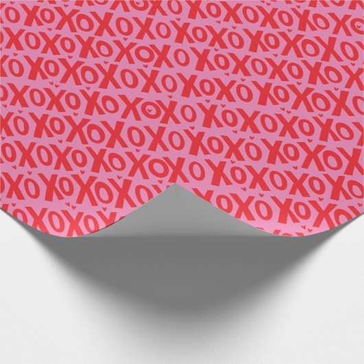 XOXO Valentinstag Packpapier (Ecke)