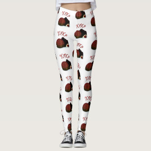 XOXO Valentinstag Praline und dunkle Schokolade Leggings