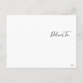 XOXO Valentinstag Rosengarten Feiertagspostkarte (Rückseite)