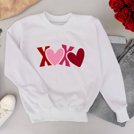 "XOXO"-Valentinstag Sweatshirt