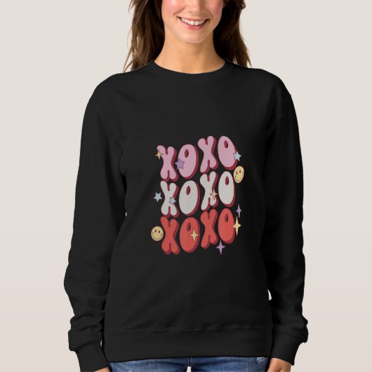 XOXO Valentinstag Sweatshirt (Vorderseite)