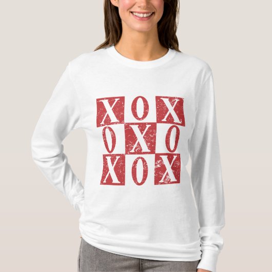 XOXO Valentinstag T-Shirt (Vorderseite)